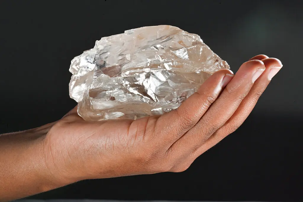 The World's second-largest diamond found in Botswana.